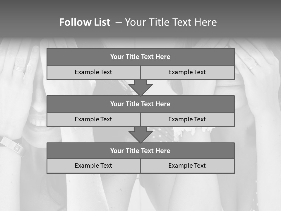 Woman Smile Old PowerPoint Template