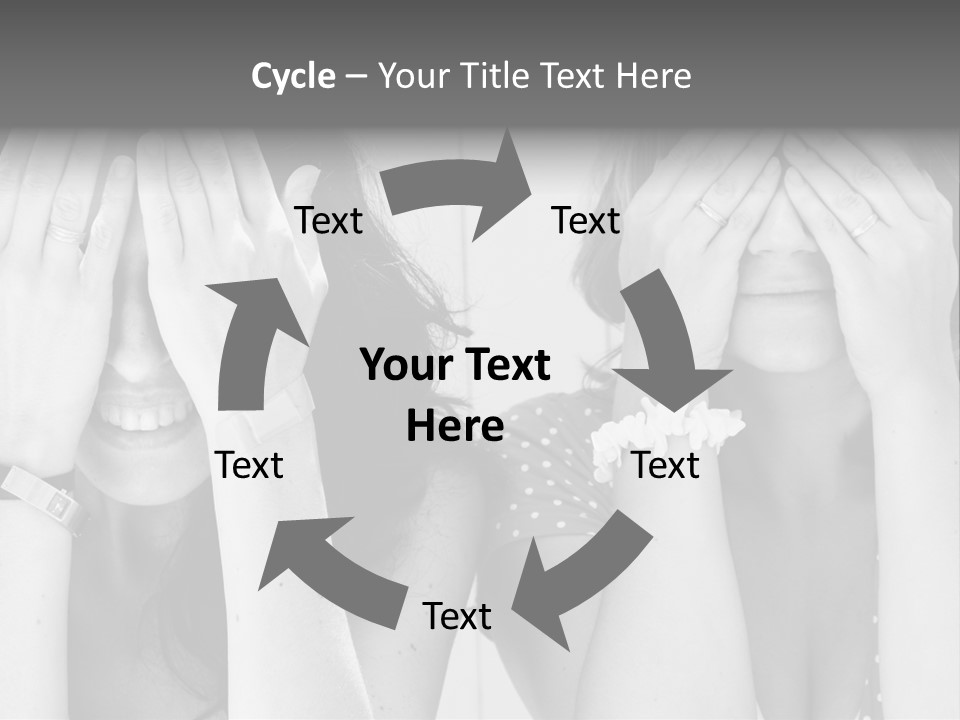 Woman Smile Old PowerPoint Template