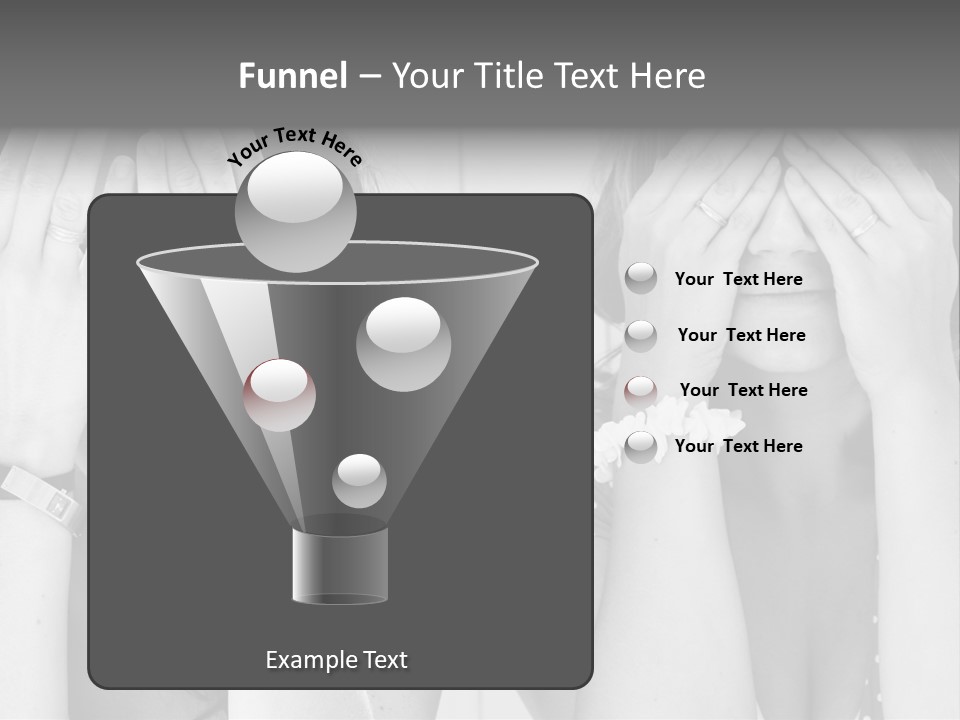 Woman Smile Old PowerPoint Template