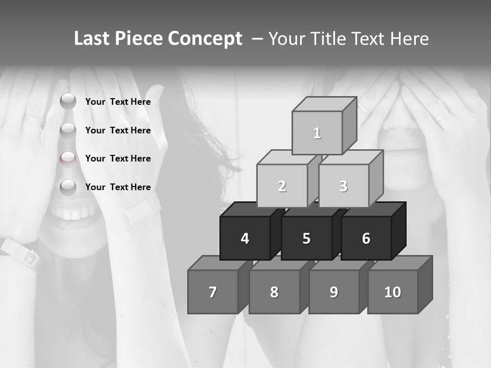 Woman Smile Old PowerPoint Template