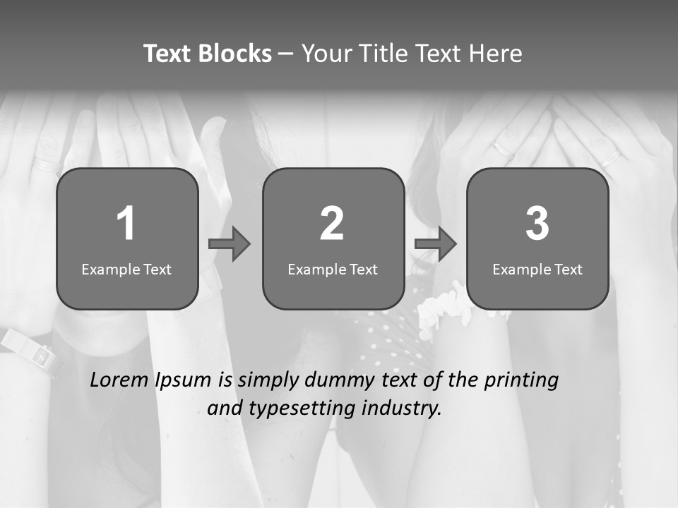 Woman Smile Old PowerPoint Template