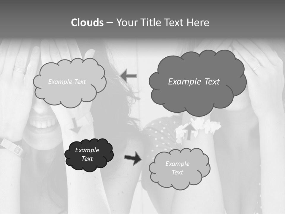 Woman Smile Old PowerPoint Template