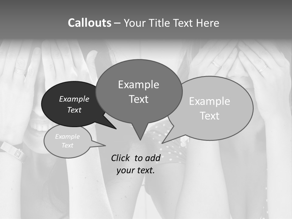 Woman Smile Old PowerPoint Template