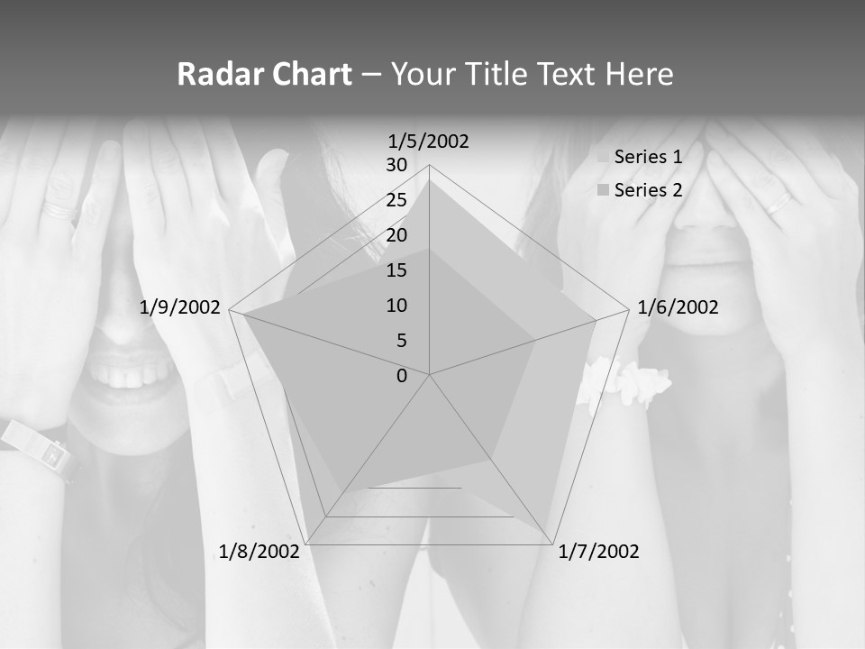 Woman Smile Old PowerPoint Template