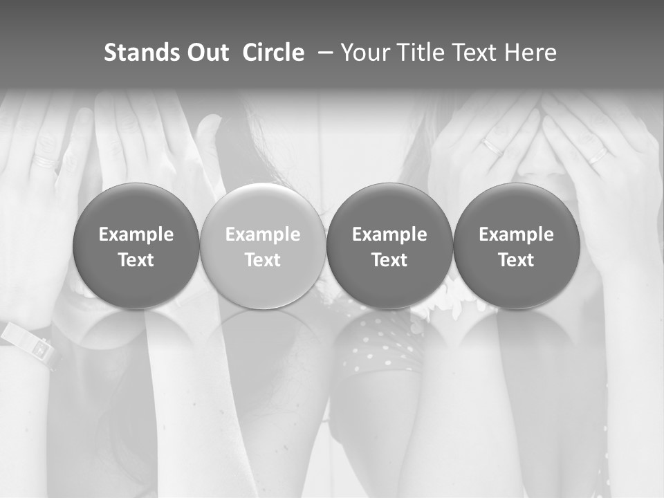 Woman Smile Old PowerPoint Template