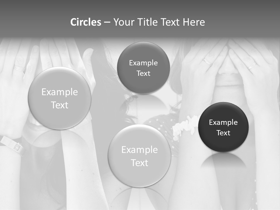 Woman Smile Old PowerPoint Template