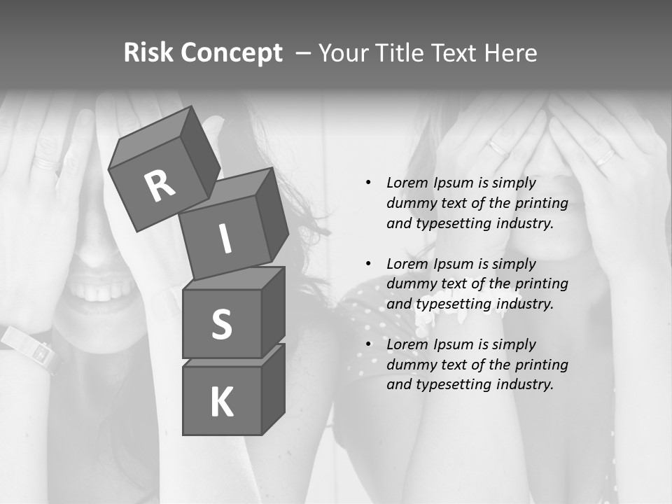 Woman Smile Old PowerPoint Template