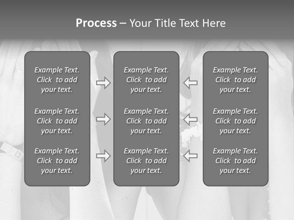 Woman Smile Old PowerPoint Template