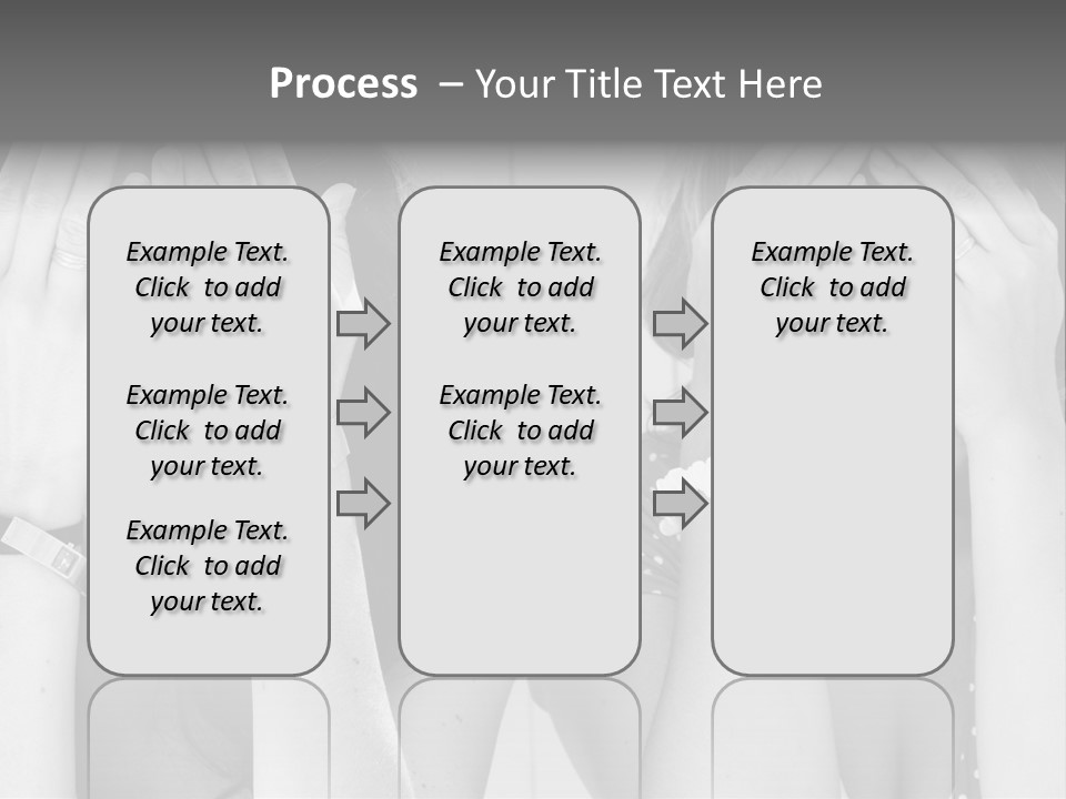Woman Smile Old PowerPoint Template