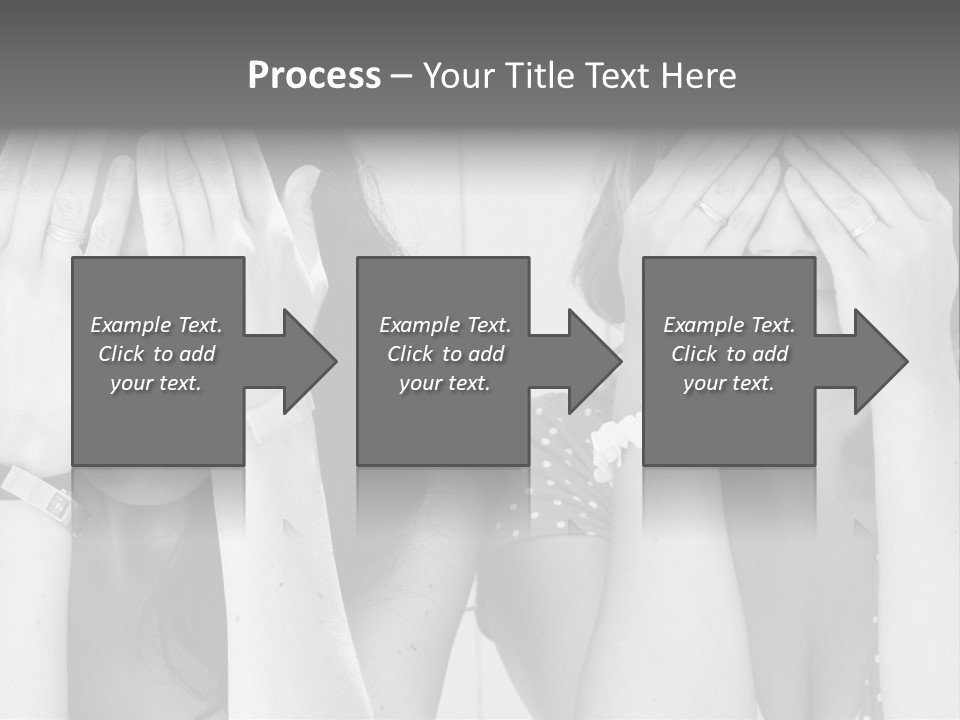 Woman Smile Old PowerPoint Template