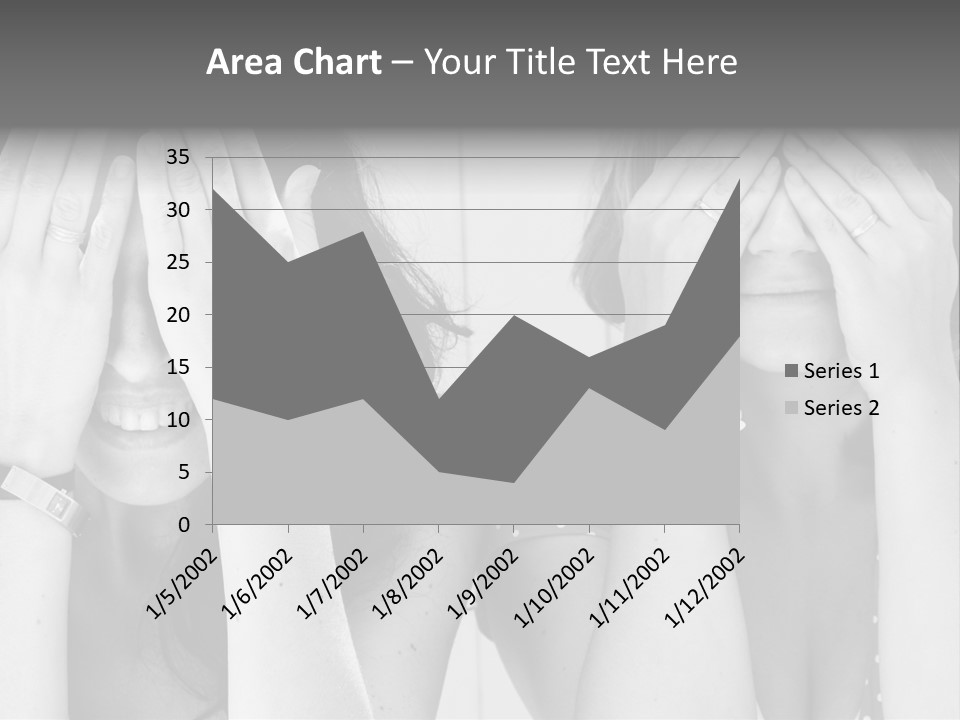 Woman Smile Old PowerPoint Template