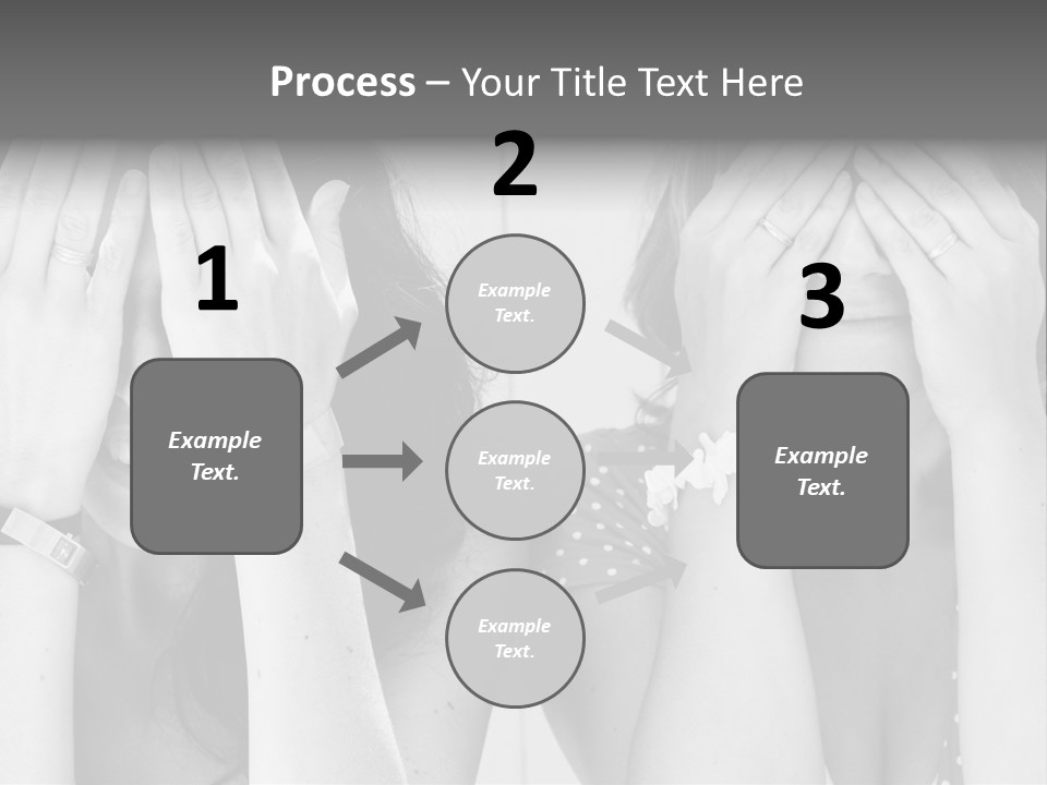 Woman Smile Old PowerPoint Template