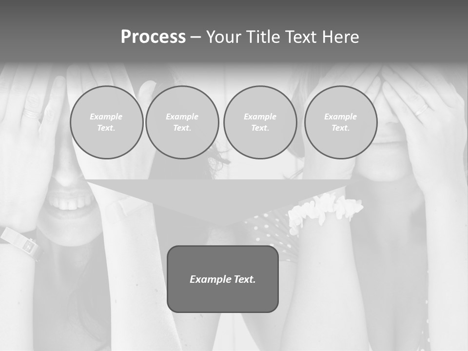 Woman Smile Old PowerPoint Template