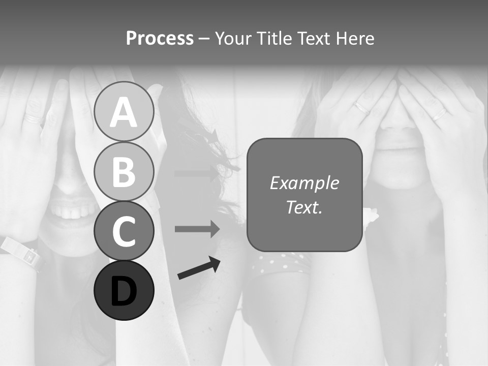 Woman Smile Old PowerPoint Template