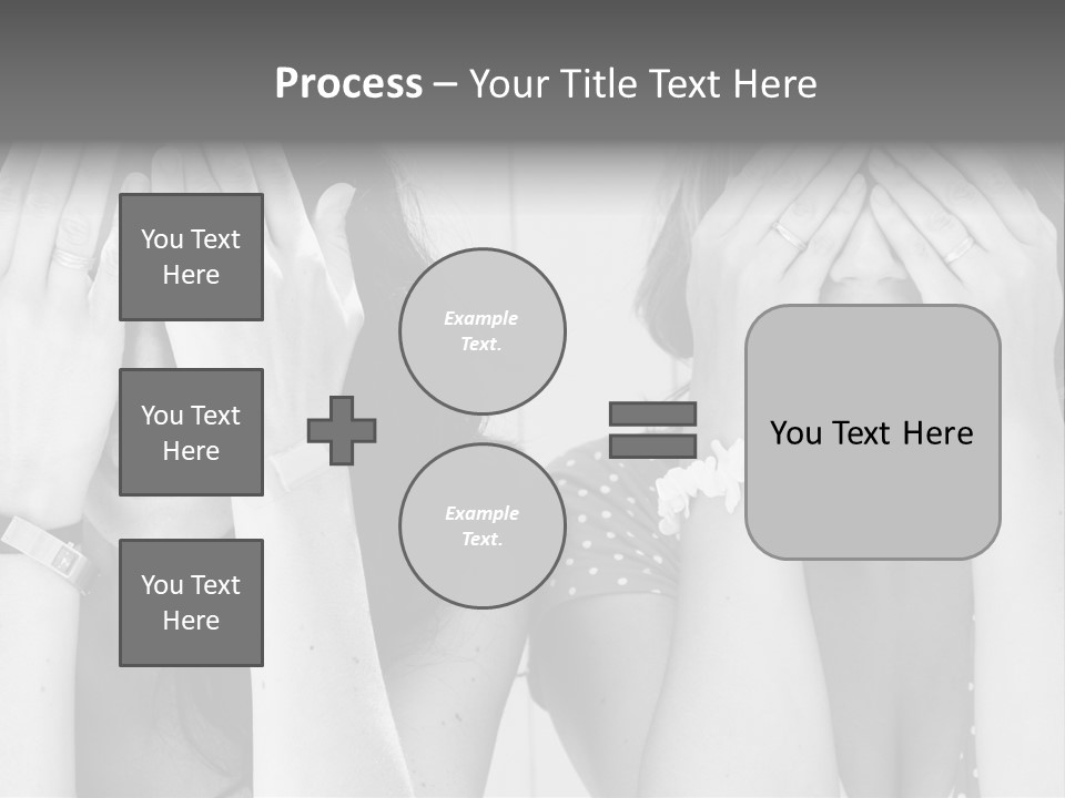Woman Smile Old PowerPoint Template