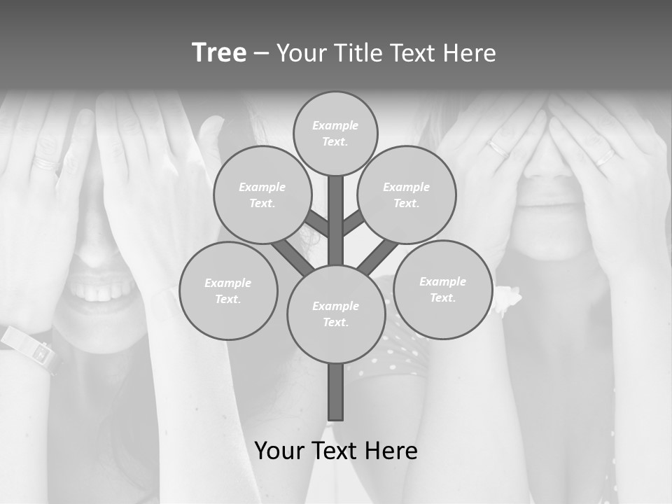 Woman Smile Old PowerPoint Template