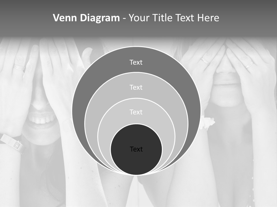 Woman Smile Old PowerPoint Template