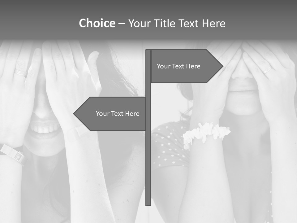 Woman Smile Old PowerPoint Template