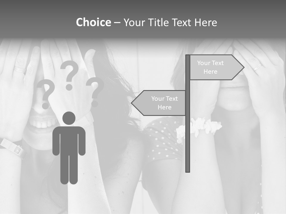 Woman Smile Old PowerPoint Template