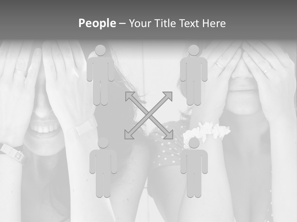 Woman Smile Old PowerPoint Template