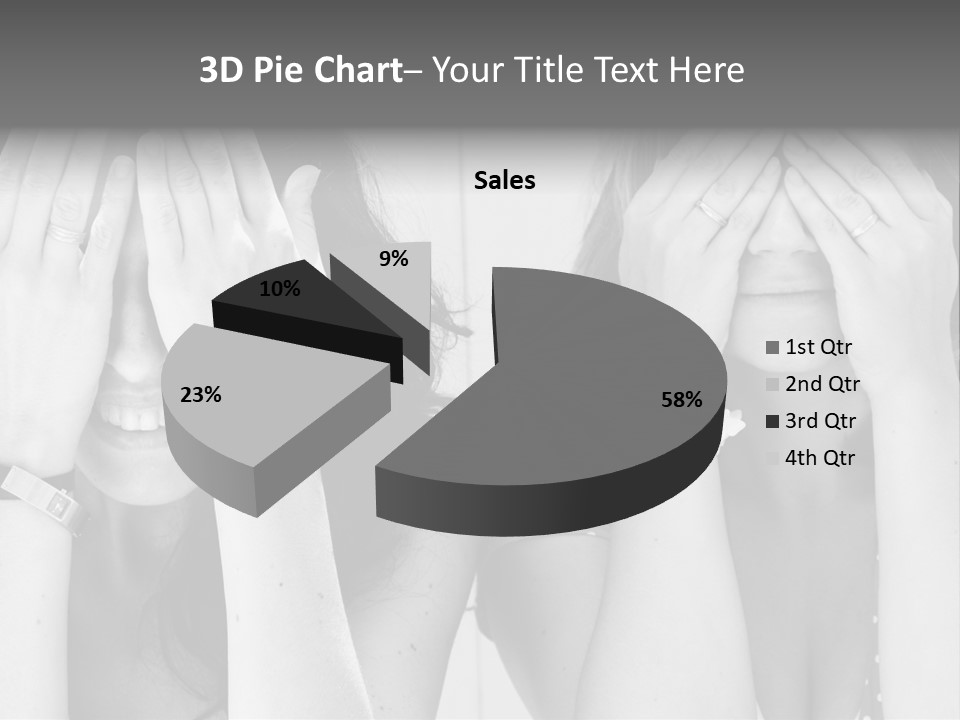 Woman Smile Old PowerPoint Template