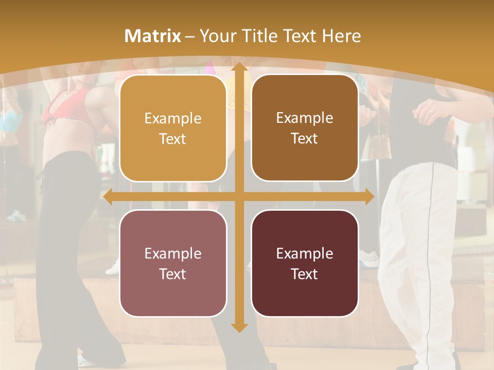 Training Jazz Gymnastics PowerPoint Template