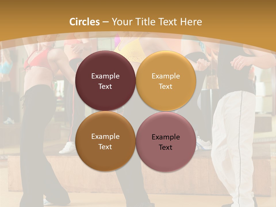 Training Jazz Gymnastics PowerPoint Template