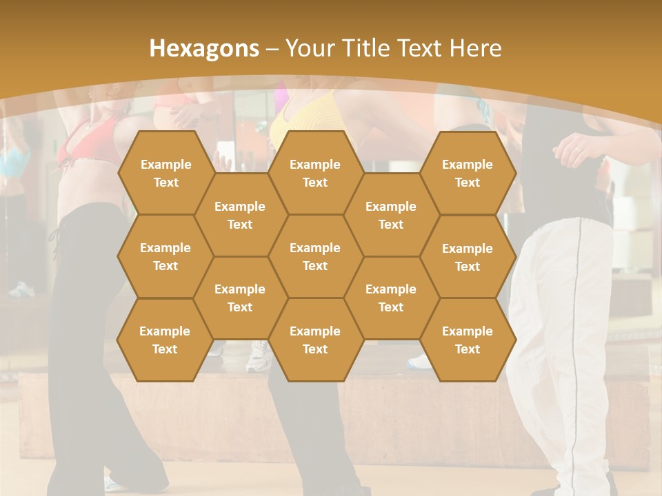 Training Jazz Gymnastics PowerPoint Template