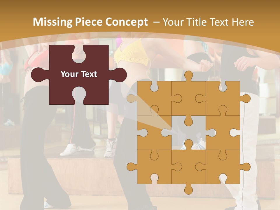 Training Jazz Gymnastics PowerPoint Template