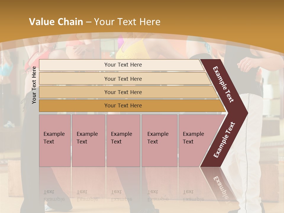 Training Jazz Gymnastics PowerPoint Template