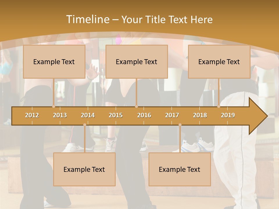 Training Jazz Gymnastics PowerPoint Template