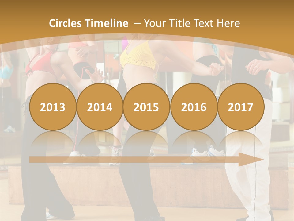 Training Jazz Gymnastics PowerPoint Template