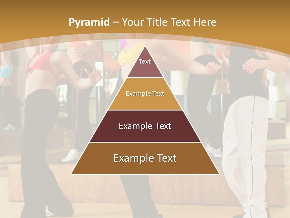 Training Jazz Gymnastics PowerPoint Template