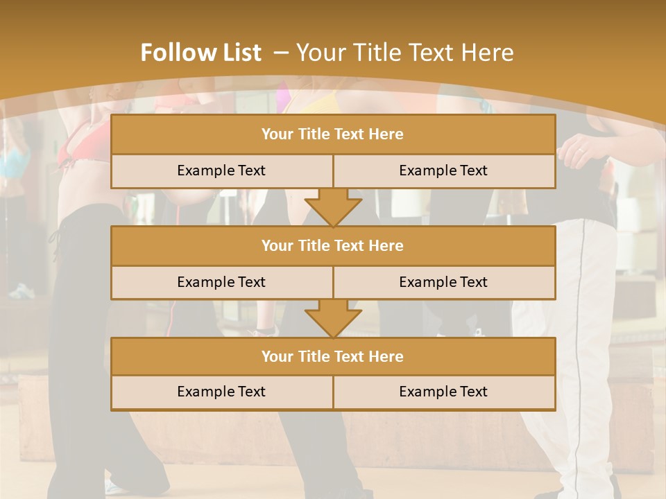 Training Jazz Gymnastics PowerPoint Template