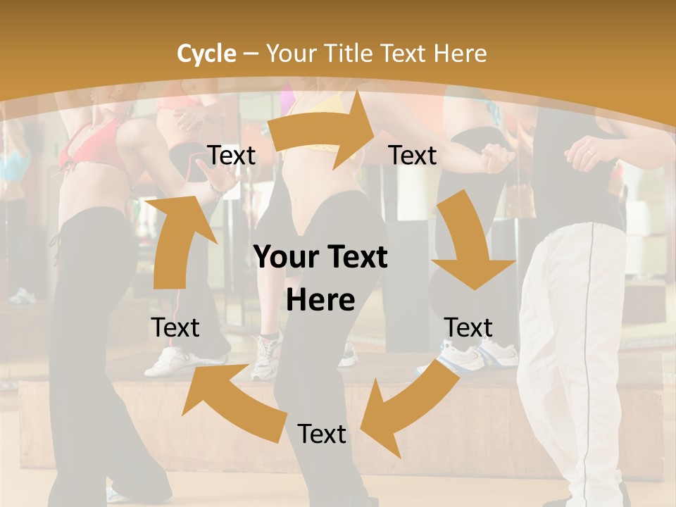 Training Jazz Gymnastics PowerPoint Template