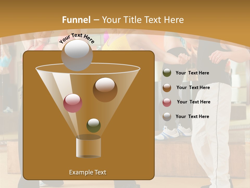 Training Jazz Gymnastics PowerPoint Template