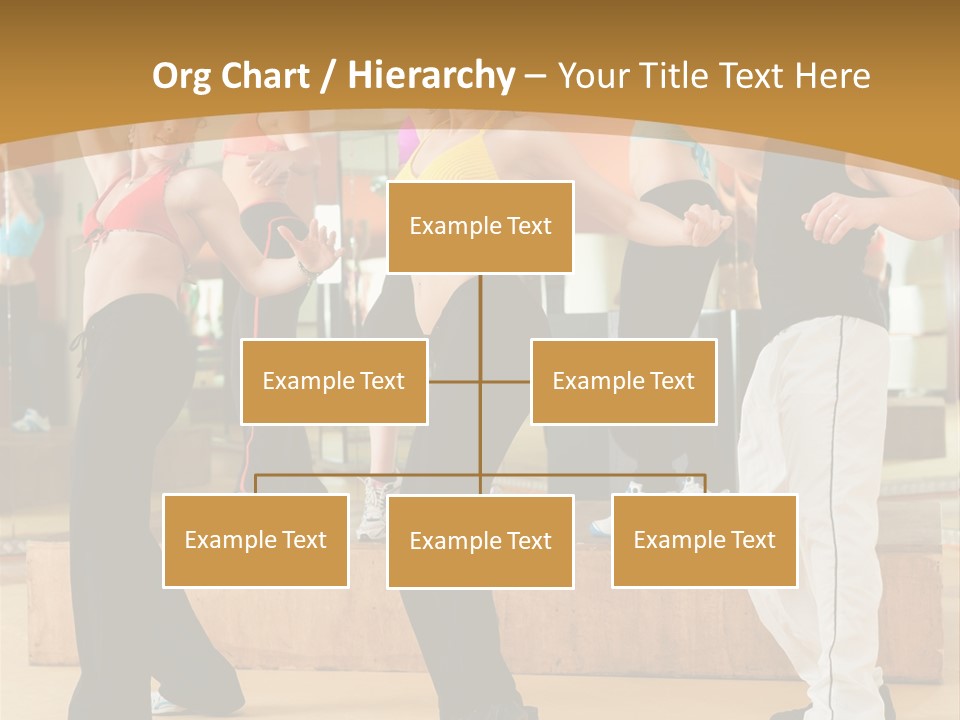 Training Jazz Gymnastics PowerPoint Template