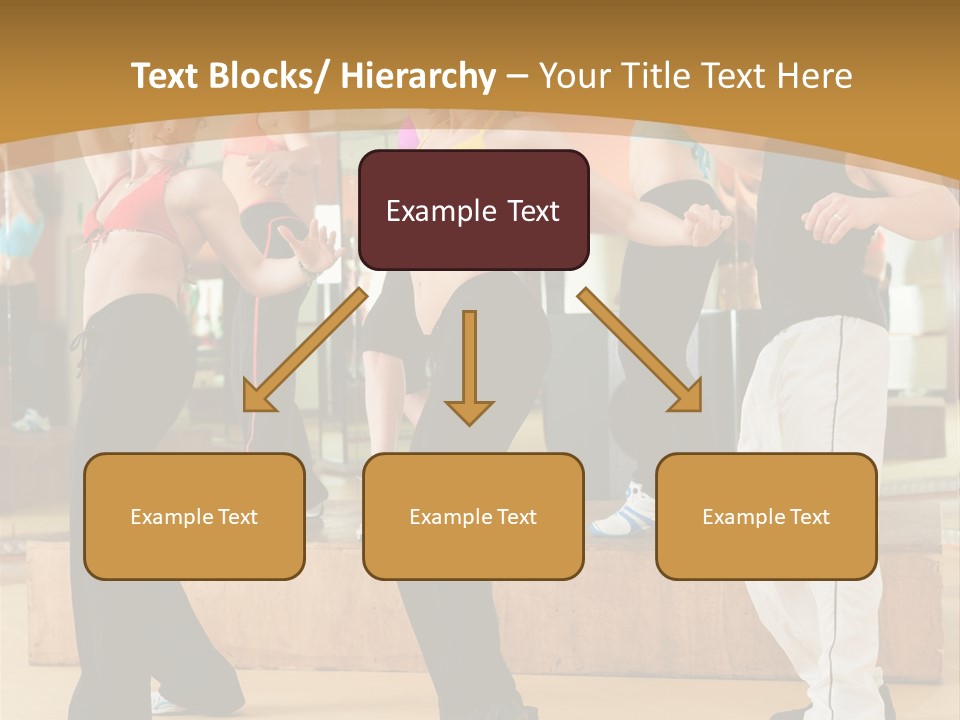 Training Jazz Gymnastics PowerPoint Template