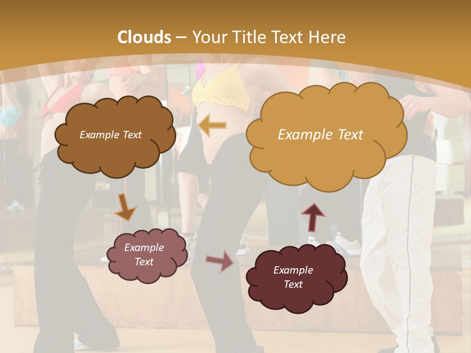 Training Jazz Gymnastics PowerPoint Template