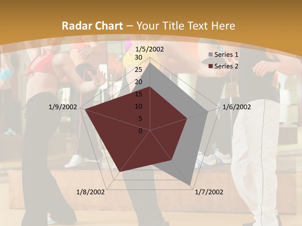 Training Jazz Gymnastics PowerPoint Template