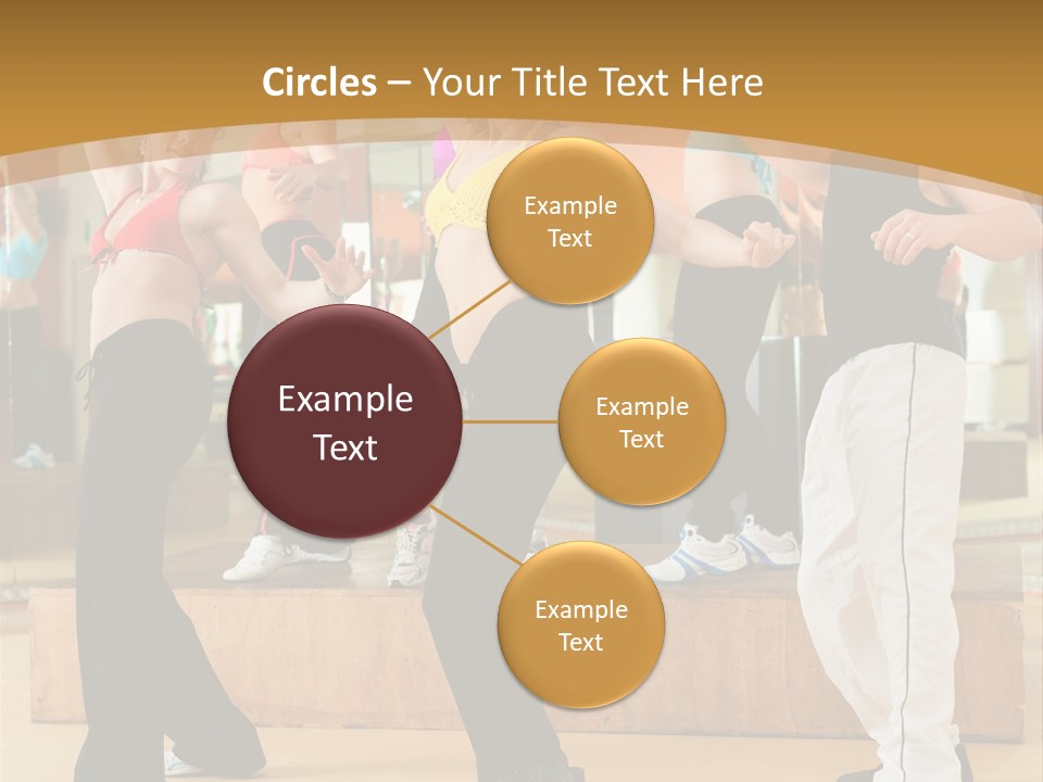 Training Jazz Gymnastics PowerPoint Template