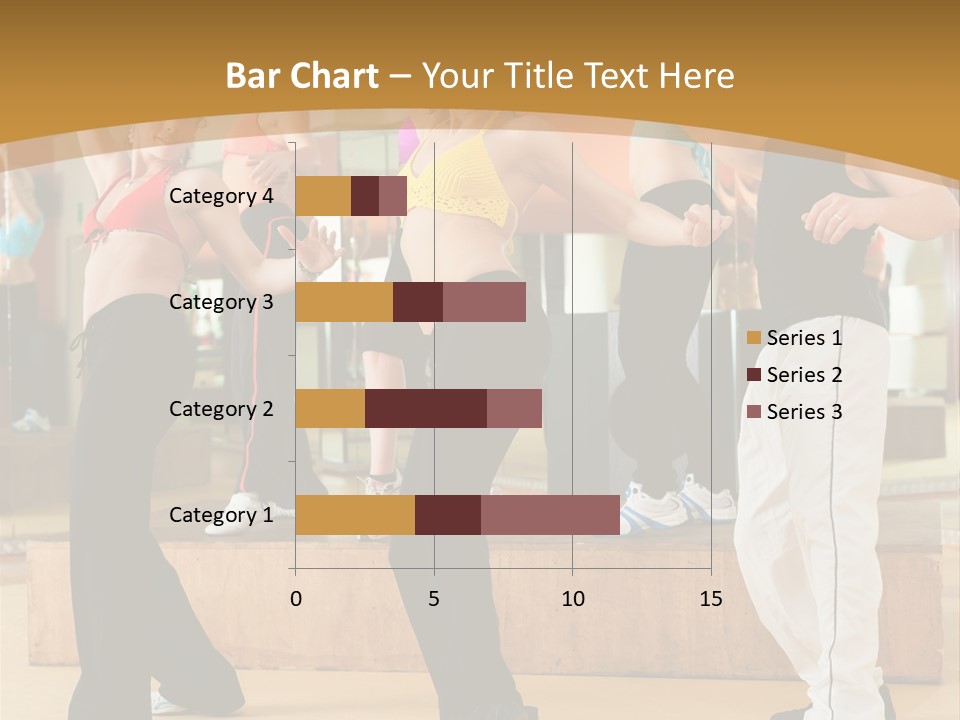 Training Jazz Gymnastics PowerPoint Template