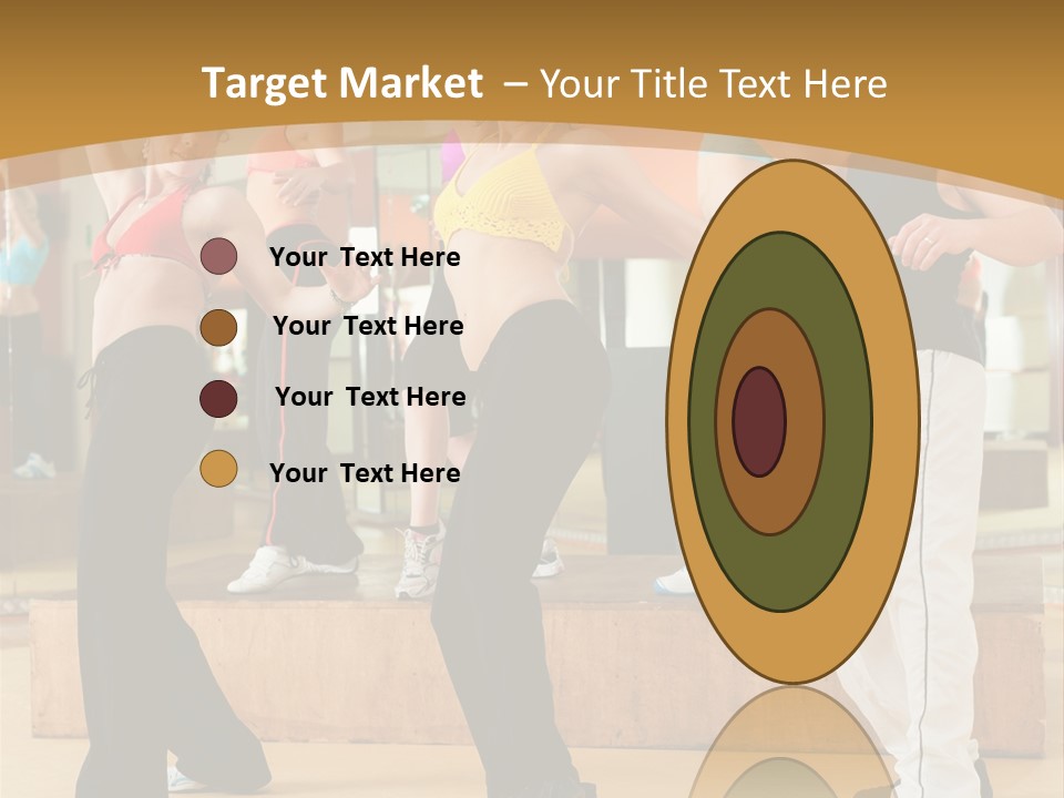 Training Jazz Gymnastics PowerPoint Template