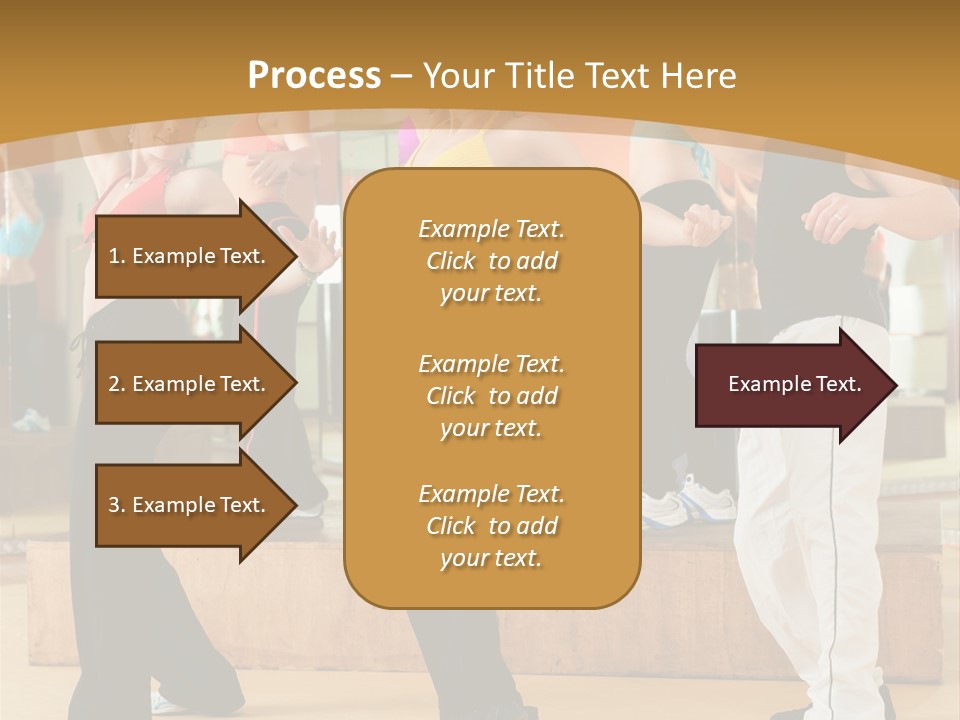 Training Jazz Gymnastics PowerPoint Template