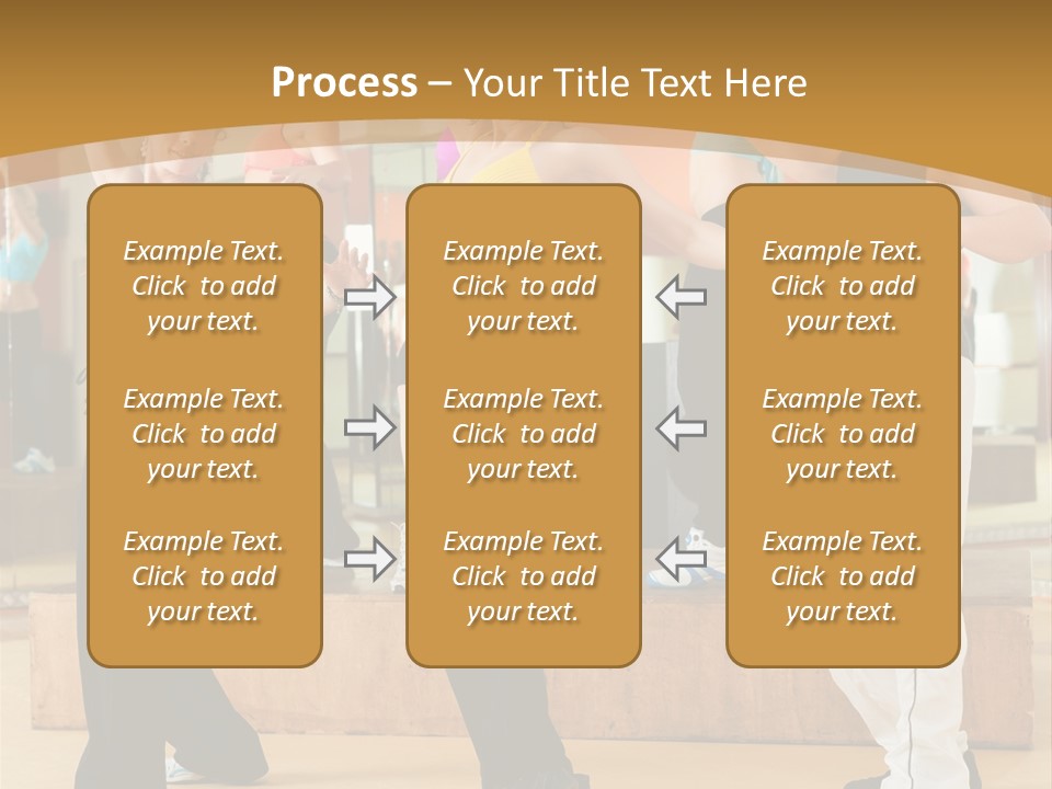 Training Jazz Gymnastics PowerPoint Template