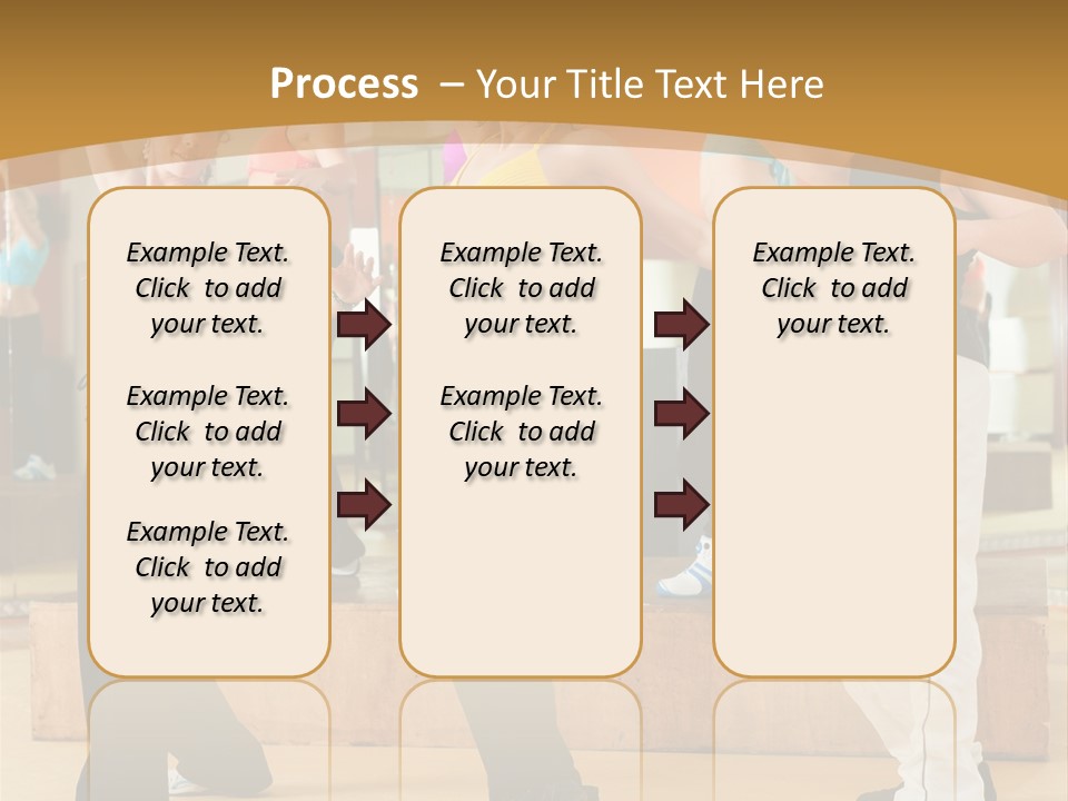 Training Jazz Gymnastics PowerPoint Template