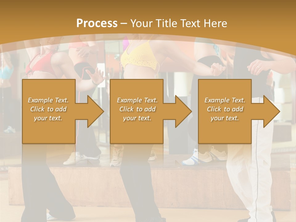 Training Jazz Gymnastics PowerPoint Template