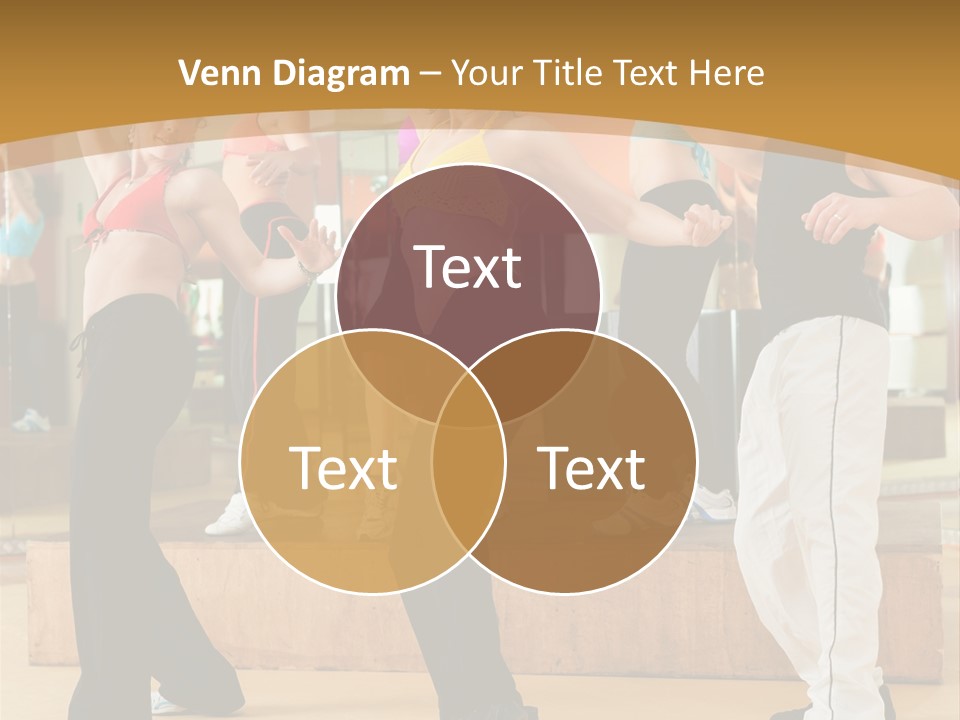 Training Jazz Gymnastics PowerPoint Template