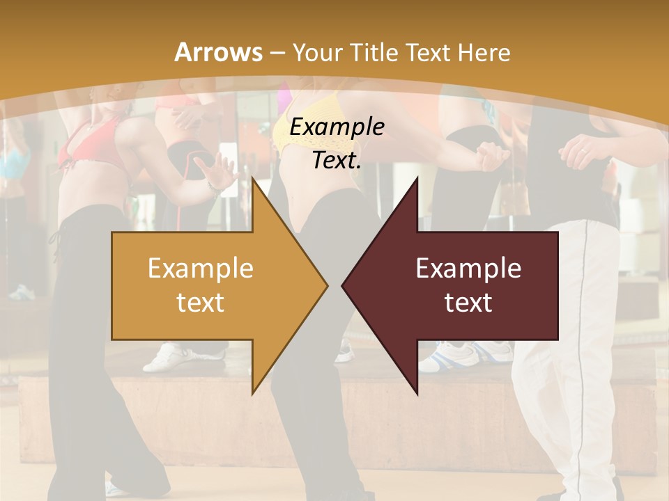 Training Jazz Gymnastics PowerPoint Template