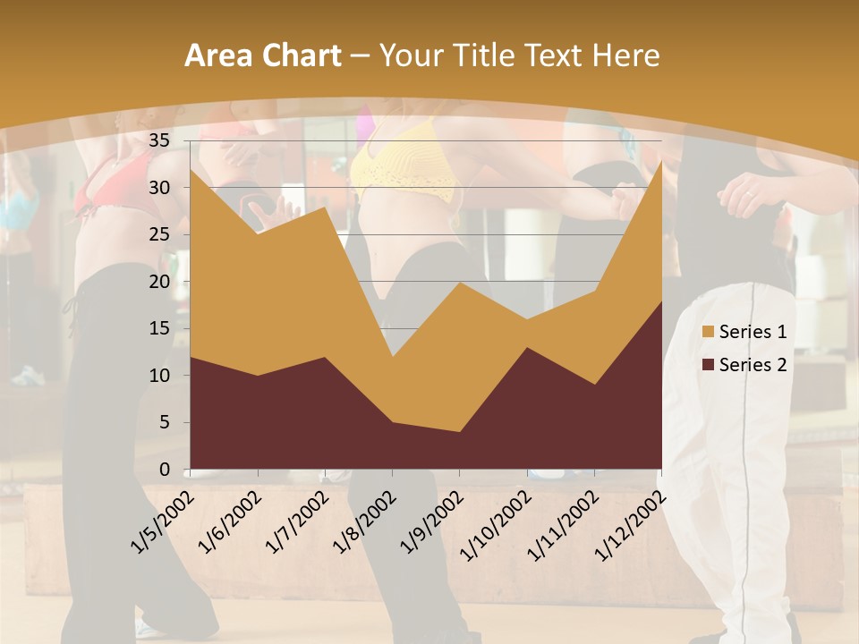 Training Jazz Gymnastics PowerPoint Template